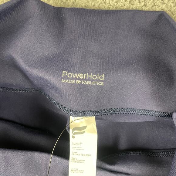 Fabletics Women's Large Blue Polyester Elastane Define High-Waisted 7/8 - Picture 5 of 10